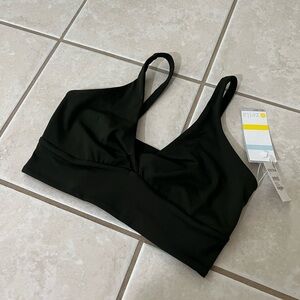 Olive green sports bra